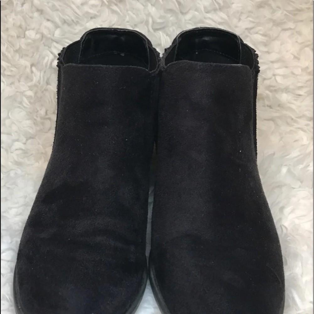 Black ankle boots